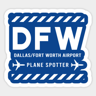 DFW Plane Spotter | Gift Sticker